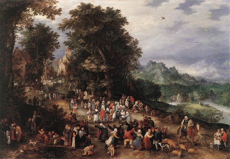 BRUEGHEL, Jan the Elder A Flemsh Fair ds